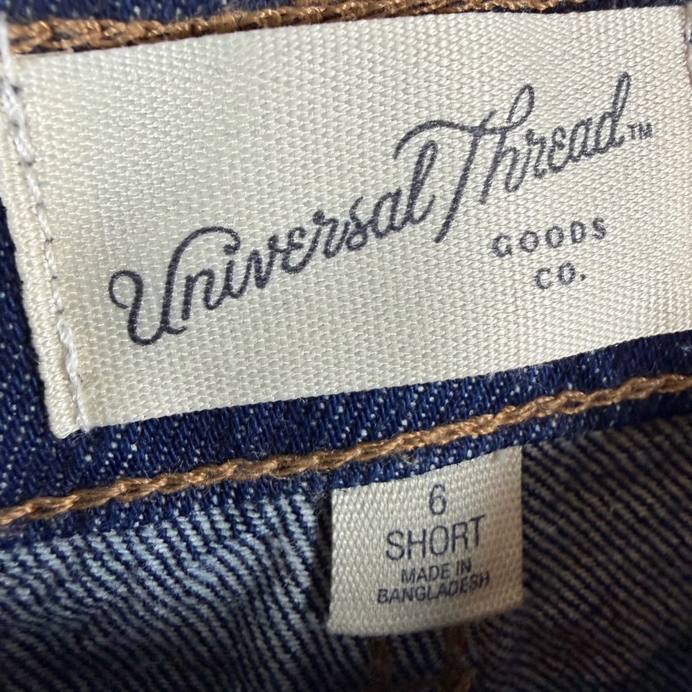 Universal Thread Women High-Rise Easy Barrel Ankle Jeans Dark Wash 0, 2 or 6S - Picture 8 of 14